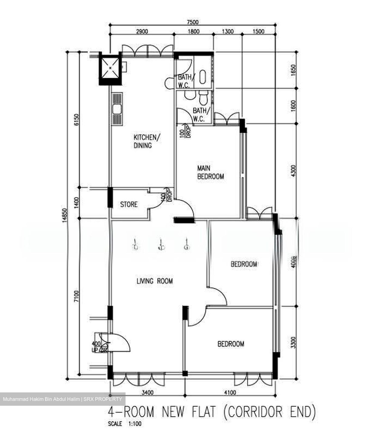 Blk 146 Bukit Batok West Avenue 6 (Bukit Batok), HDB 4 Rooms #617623081